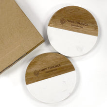 Charger l'image dans la galerie, Sous-verres Marbre-Acacia